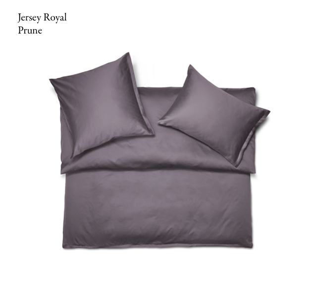 Jersey bed linen "Royal prune"