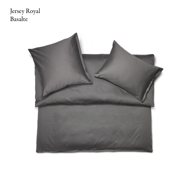 Jersey Bettwäsche "Royal basalte"