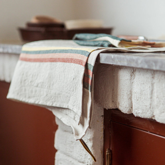 Linen kitchen towels "Dock"