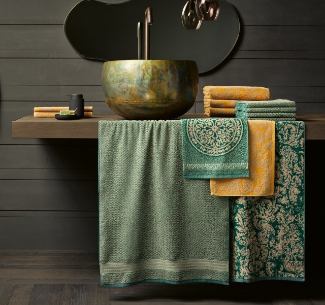 Terry towels with linen "Inverness" 9 colours