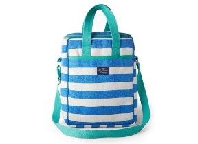 Kühltasche "Striped Recycled Cotton Canvas"