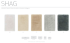 Habidecor bath rug "Shag" - more colors