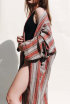 Half-linen bathrobe "Terra"