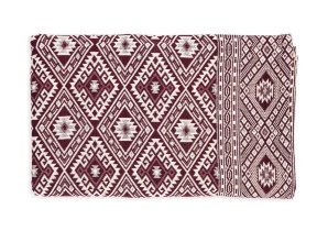 Cotton blanket "Uttu Burgundy"