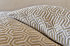 Bedspread and cushion cover with lurex "Vendôme" 108 Gold