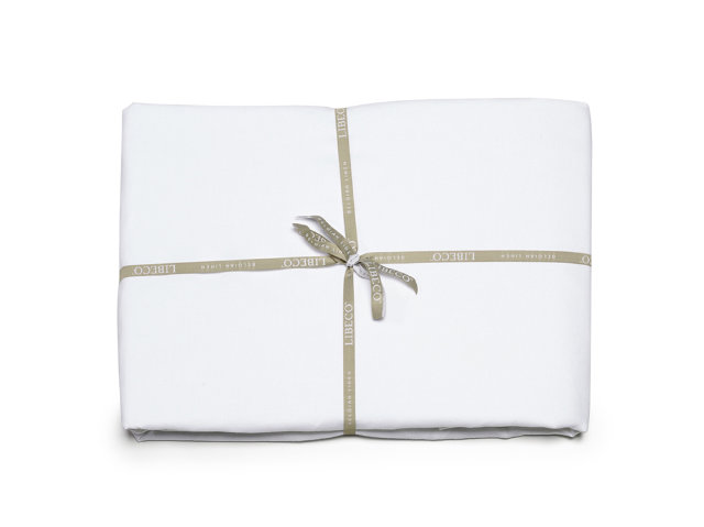  Libeco Linen bed sheet "Classics Geneva White"