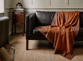 Kaschmir Decke "Arran Border Mink Mace"