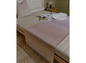 Kaschmir Plaid "Nuance Ombre White Sands"