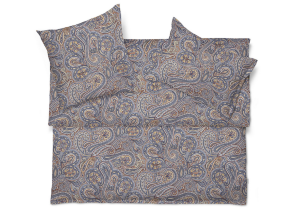 Satin Bettwäsche "Perinn bleu"