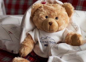 Teddybär im Holidaypyjama
