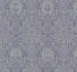 Pure linen table runner "Cartouche" - 45 Delft Blue