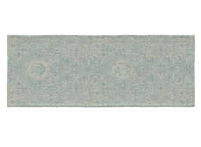 Linen Table Runner "Cartouche" 12 Colours