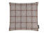 Decorative cushion "Benu Check" in light brown