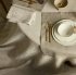 Pure linen tablecloth "Fleur Royale"