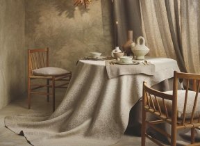 Linen Tablecloth "Fleur Royale" 12 Colors