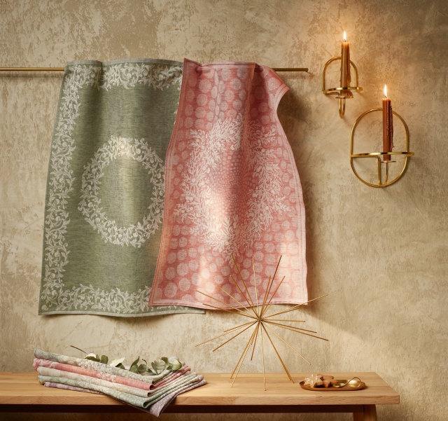 Half-linen kitchen towels "Alma & Leona"