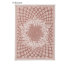 Half-linen kitchen towel "Leona" - 35 rust red
