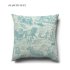 Half-linen bed linen "Toile des Alpes" - 49 Arctic Blue