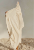 Lamu" half-linen hammam towel