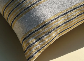 Half-linen cushion cover "Sol"