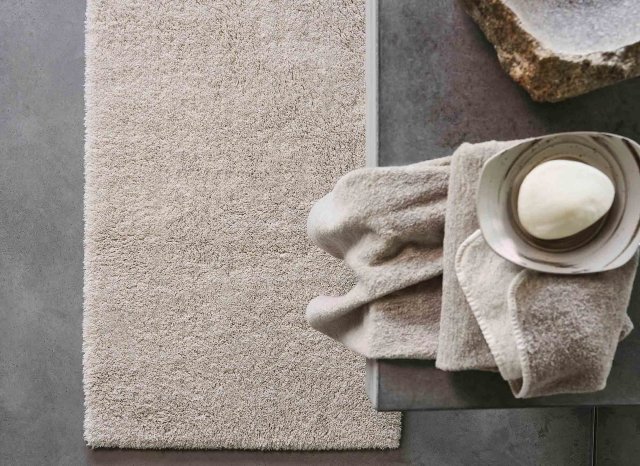 Linen bath rug "Lin"
