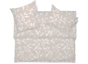 Satin Bettwäsche Organic Cotton "Omeo Beige"