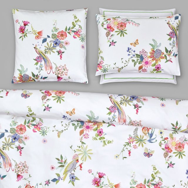 Satin Bettwäsche Supima Cotton 280 TC "Papagena" Kissenbezug 70 x 90 cm
