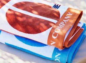 Velours Strandtuch "Graphic Velours Coconut"