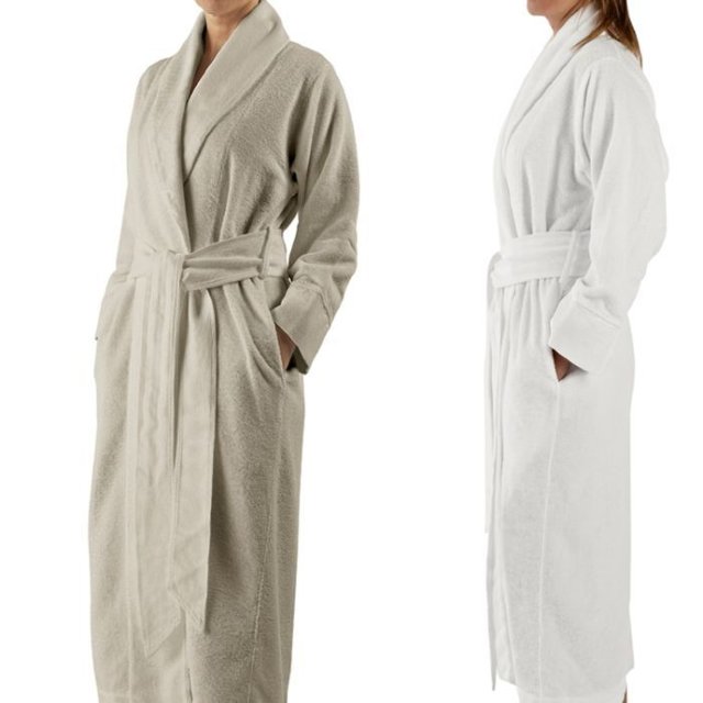 Frottier Bademantel "Amigo" Small, 770 Linen