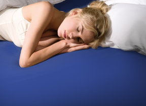 Spannbettlaken "Bella Donna" Royalblau