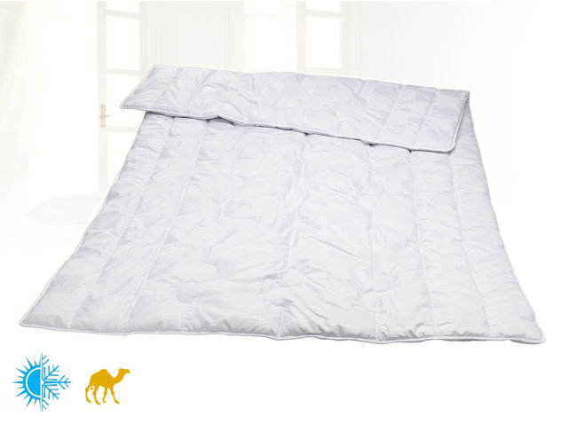 Traumina Camel hair all-season comforter "Cube Camel"