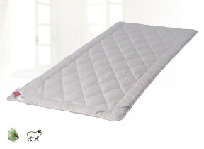 Virgin wool underblanket "Swiss stone pine"