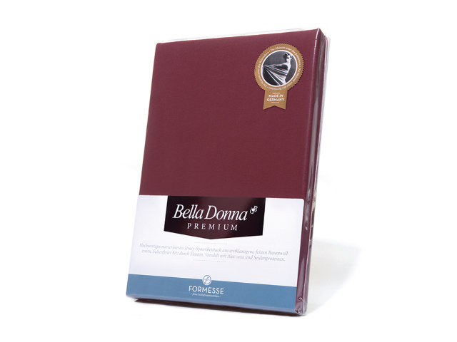 Zwirnjersey Spannbettlaken seidig schimmernd "Bella Donna Premium", 20 Farben