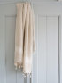 Half-linen hammam towel "Striped" white striped