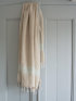 Half-linen hammam towel "Striped" light turquoise striped