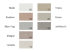 Leitner Leinen Table linen Confusion color chart