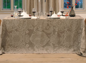 Jacquard linen table linen "Leitner Imperial Jacquard", in 13 color variations