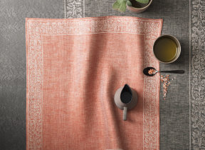 Jacquard Leinentischwäsche & Servietten "Leitner Medici" in 8 Farben