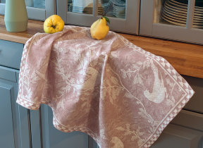 Halbleinen Küchentücher "Vögel" 11 Farben