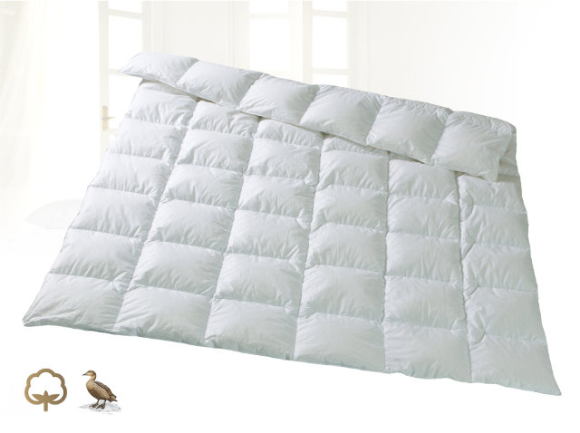 All-season eiderdown comforter "Fischbacher King Batist Silver", Christian Fischbacher