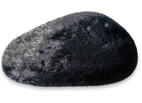 Badeteppich "Stone Schwarz"