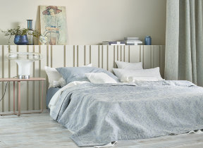 Jacquard Bedding Half Linen "Watercolor" 4 Colors