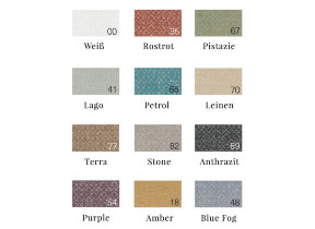 Color card half linen jacquard "Leitner Voltaire"