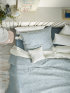 Half-linen bedspread "Leitner Aquarell" in 10 color variations