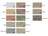 Linen jacquard "Imperial" color chart