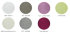 Hefel Tencel fitted sheet color chart