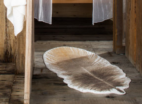 Feather" bath rug 65 x 120 cm