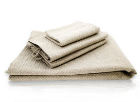 Pure Linen Pique Cloths "Waffle Flat"