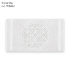 Linen bath rug "Rosetta", Leitner Leinen