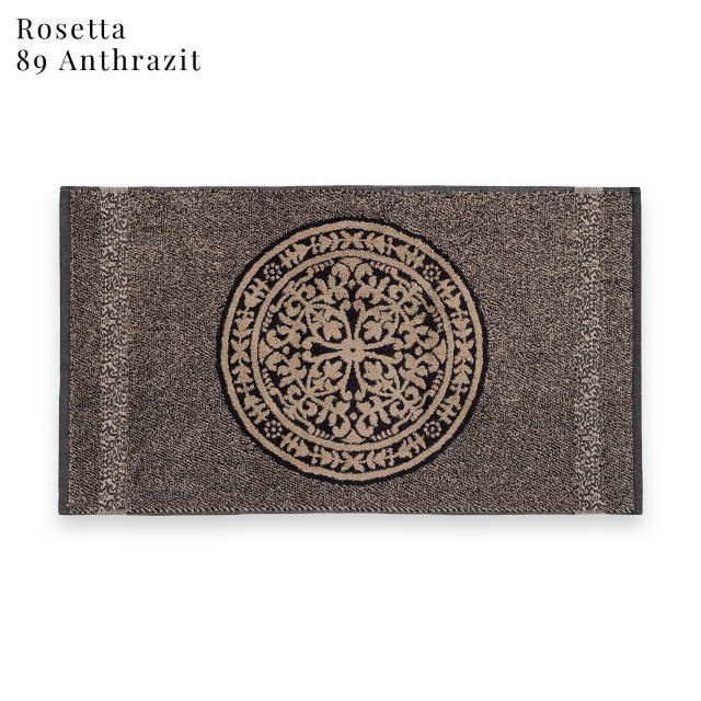 Linen bath rug "Rosetta", Leitner Leinen